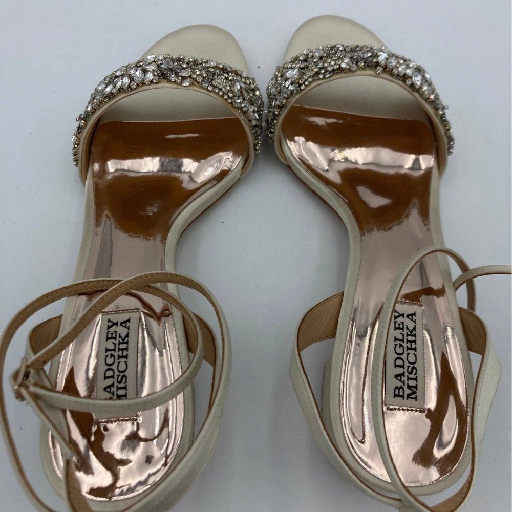 Badgley Mischka Women's Jada Heeled Sandal Size 10 - Picture 8 of 10